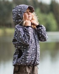 Children´s softshell jacket, panda