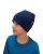 Children's winter hat, fleece, dark blue