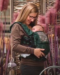 Nosítko pro novorozence NEWBORN, zelené