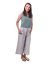 Cullotes linen pants for women, grey