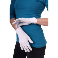 Cotton Women’s gloves, white