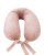 Large MINKY nursing and pregnancy pillow with adjustable filling, powder pink