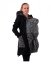 Softshell Tragejacke Alva, schwarz mit Dreiecken