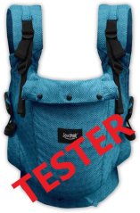 TESTER Ergonomické nosítko pro děti od 6 měsíců TODDLER (Dan), smaragdové diamanty