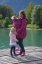 Babywearing softshell jacket Alice (front/back use) + MATERNITY INSERT, FUCHSIA - Size: S/M