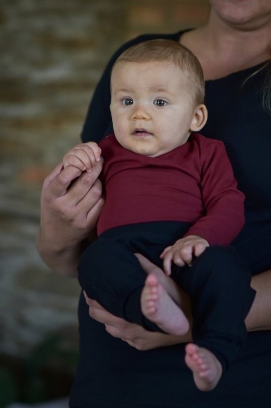Body für Babys, weinrot - Größe: 98