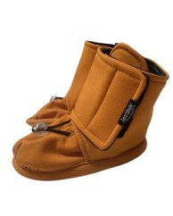 Zimní capáčky, softshellové zateplené botičky, oranžové