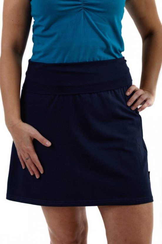 Těhotenská sukně Jolana, tmavě modrá
