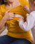 Nursing T-shirt Catherine, long sleeves – mustard