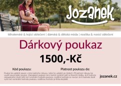 Dárkový poukaz Jožánek® v hodnotě 1500,-Kč