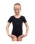 Balletttrikot für Mädchen, schwarz, Gr. 134 - Größe: 98