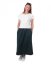 Crop Top T-shirt Edita, weiß - Größe: M/L
