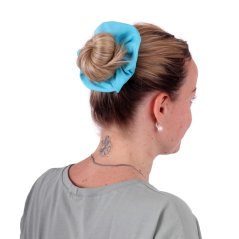 Fabric hair band, big, turquoise