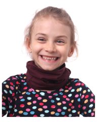 Kids’ neckband, bordeaux