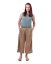 Cullotes Damen-Leinenhose, Sand