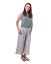 Cullotes-Leinenhose für Damen, grau - Größe: 46
