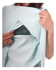 Nursing muslin top Maja, mint