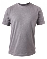 Herren T-shirt Marek, kurze Ärmel, grau meliert