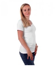 Women’s T-shirt Brigita, short sleeves, white
