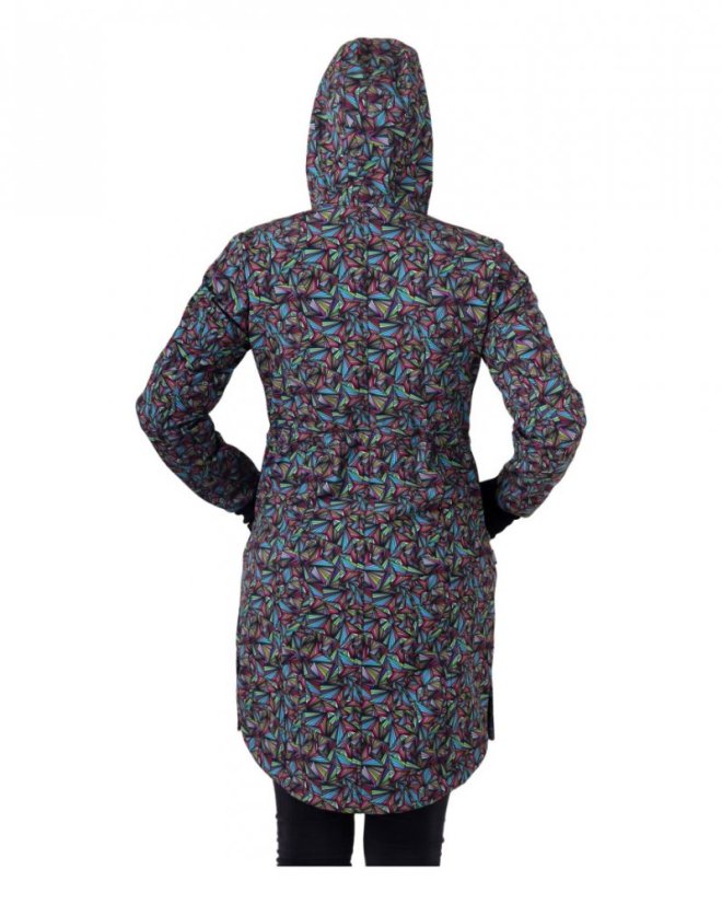 Dámsky softshellový kabát Hana, trojuholníky - Veľkosť: M do 165 cm