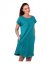 Women’s dress with pockets Olivia, loose cut, turquoise