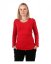Nursing T-shirt Catherine, long sleeves – red - Size: L/XL