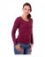 Nursing T-shirt Catherine, long sleeves – cyclamen - Size: L/XL