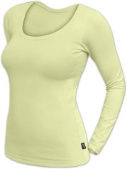 Women’s T-shirt Brigita, long sleeves, light green