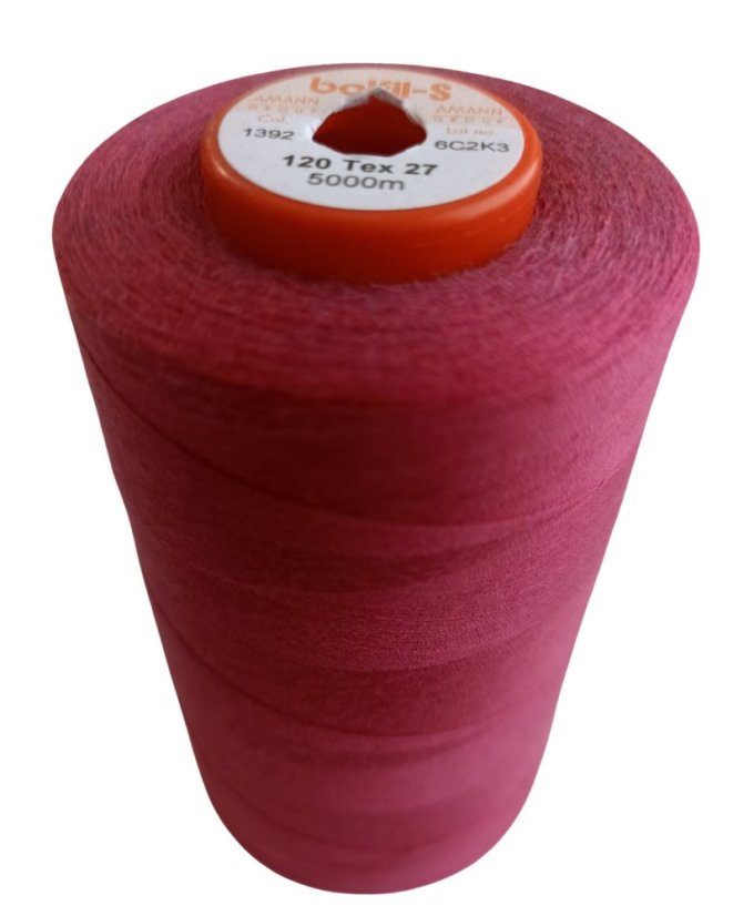 Univerzální šicí nit Belfil S 120, 5000m, malinová 1392