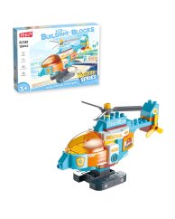 Stavebnice velký záchranářský vrtulník (31 cm) pro děti od 3 let, 120 dílků