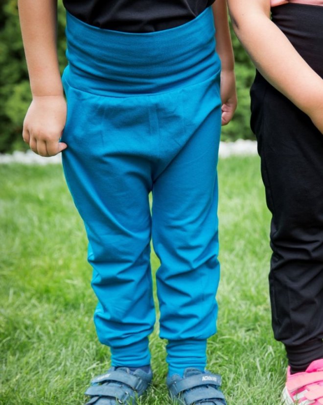 Baby Baggy Pants, dunkeltürkis - Größe: 104
