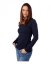 Nursing T-shirt Catherine, long sleeves – dark blue - Size: XS/S