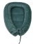 Baby nest for newborns – large MINKY design from birth, green