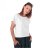 Ženska crop top majica Edita – bijela