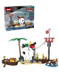 Stavebnice Piráti a ostrov pokladů, 232 dílků