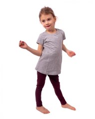 Children's leggings, bordeaux
