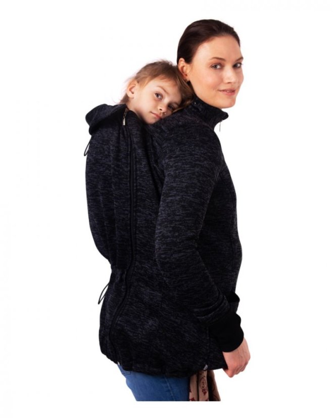 Babywearing sweater Lisa, black
