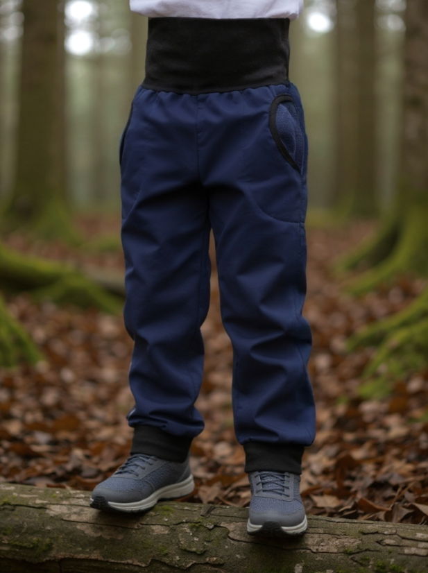 Kinder Softshell Hose (Herbst/Winter), dunkelblau