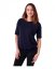Dámské oversized tričko Darina, tmavě modré - Velikost: XS/S