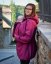 Babywearing softshell jacket Alice (front/back use) + MATERNITY INSERT, FUCHSIA - Size: S/M