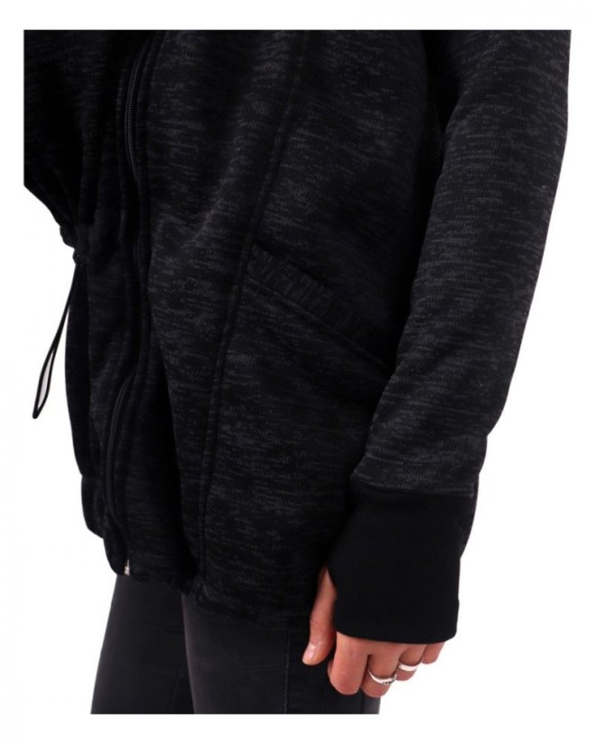 Babywearing sweater (front babywearing only) Elsa, black