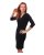 Stillkleid Amalie, 3/4 Ärmel, schwarz