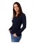 Nursing T-shirt Catherine, long sleeves – dark blue - Size: XS/S