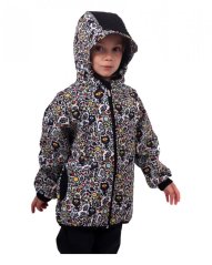 Children´s softshell jacket, one-eyed cats