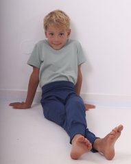 Baggy pants for kids, jeans blue