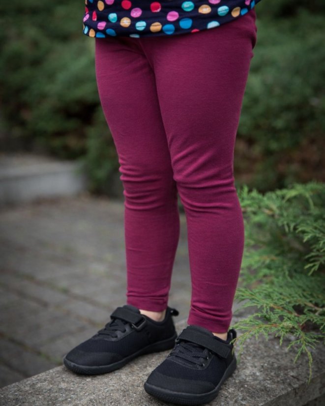 Detské legíny, cyklámen