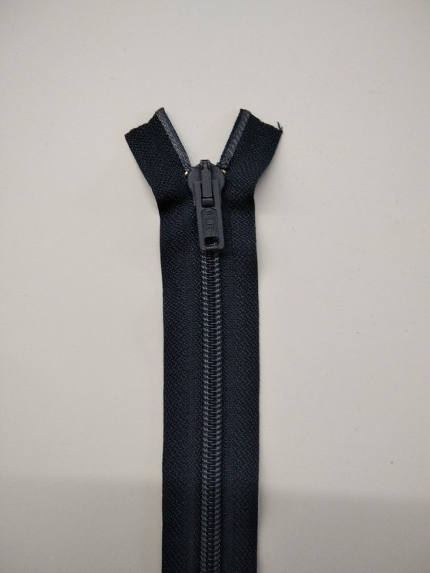 Zips 80cm špirálový, modrý