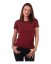 Breast-feeding T-shirt Lena, short sleeves, wine red