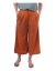 Cullotes-Leinenhose für Damen, Zimtfarbe - Größe: 46
