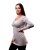 Maternity and breast-feeding tunic Anicka, GREY MELANGE